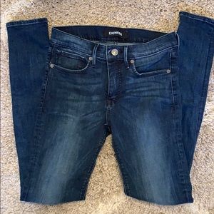 Express Mid Rise Skinny Jeans Sz 4